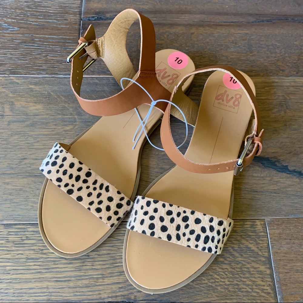 Dolce Vita DV8 leopard sandals - Women 10 - NWOT